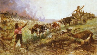 Schizzo di O Labor da Antonio Parreiras